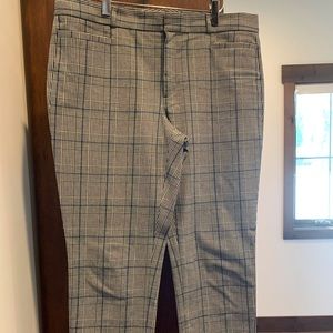 Banana Republic Sloan plaid stretch slacks NWOT